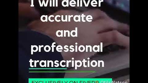 Transcribe audio   and video transcription - Best Transcripts service
