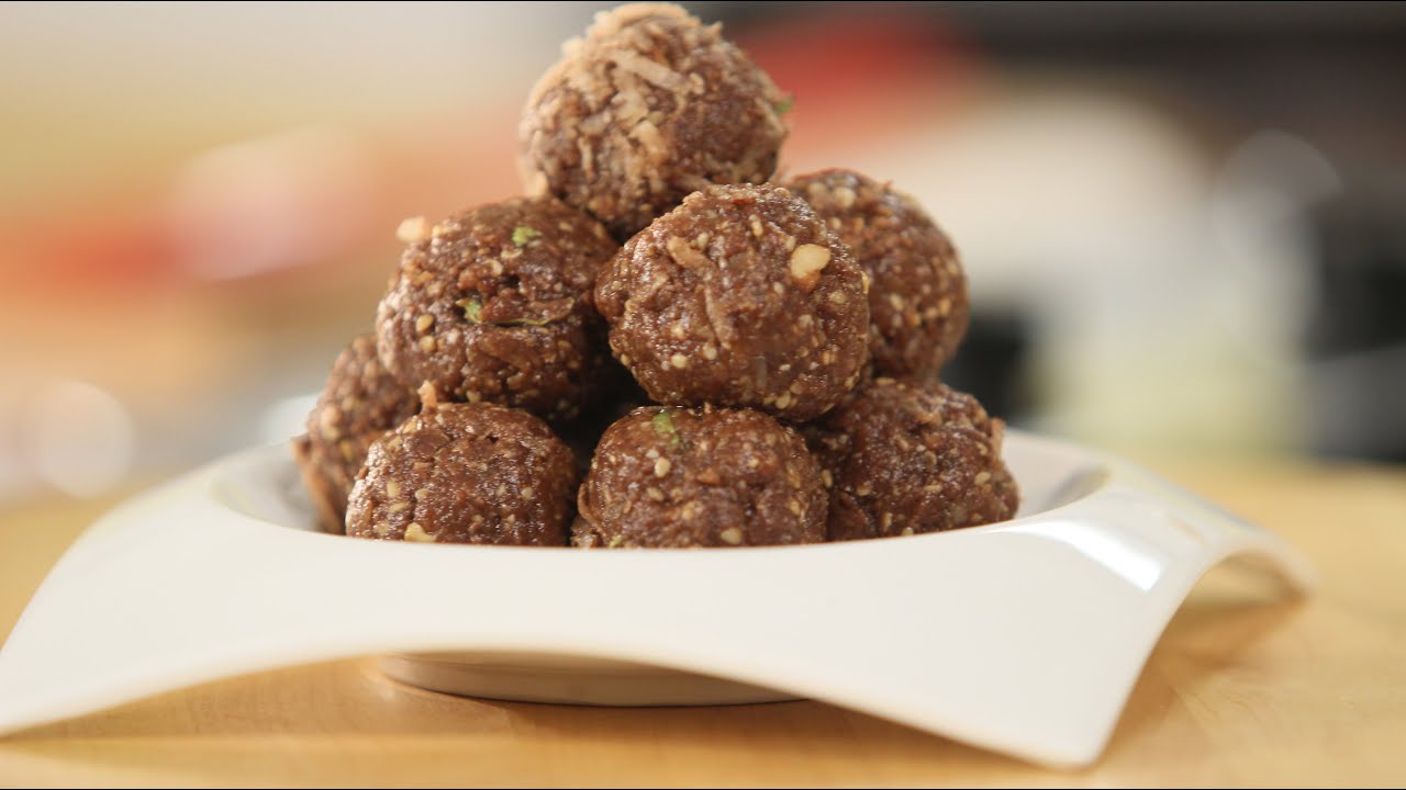 til and chocolate ladoo with peanut butter | chefharpalsingh