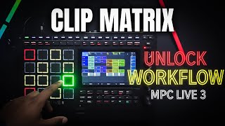 картинка: Режим клипа Master MPC Live 3: простая аранжировка битов