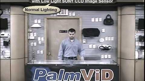 PalmVID Color Video Camera with Sony CCD Image Sensor & Low Light Sample Video