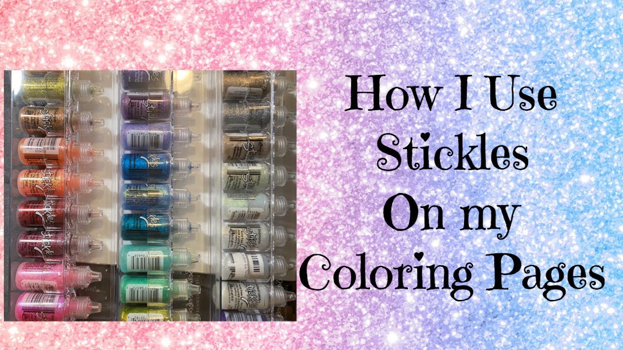 Homemade Stickles Glitter Glue Tutorial  Dollar Tree Products Only  😯🤑🤯💰 Episode 1 #adultcoloring 