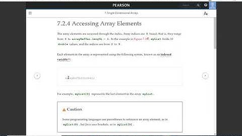 Daniel Liang Java Sections 7.1 and 7.2
