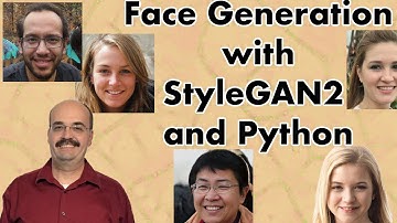 Face Generation with nVidia StyleGAN2 and Python 3 (7.3)