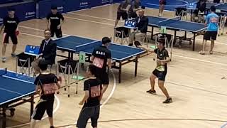 1070323大專盃桌球北區預賽男子個人單打 東吳高宥太/林予傑vs國北教陳光毅/陳漢昌(3)