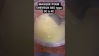 Masque pour les cheveux sec