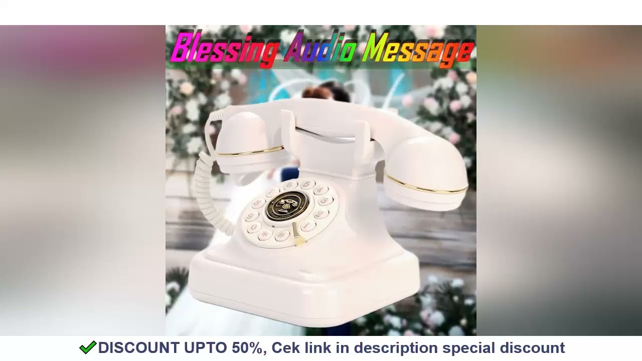 Audio message book phone wedding guest voice blessing message book banquet voice check-in message