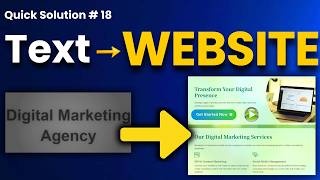 Turn Text into Website Instantly (AI Tool)
