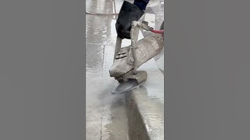 Cutting a driveway approach the right way! #cuttingmachine #asmr