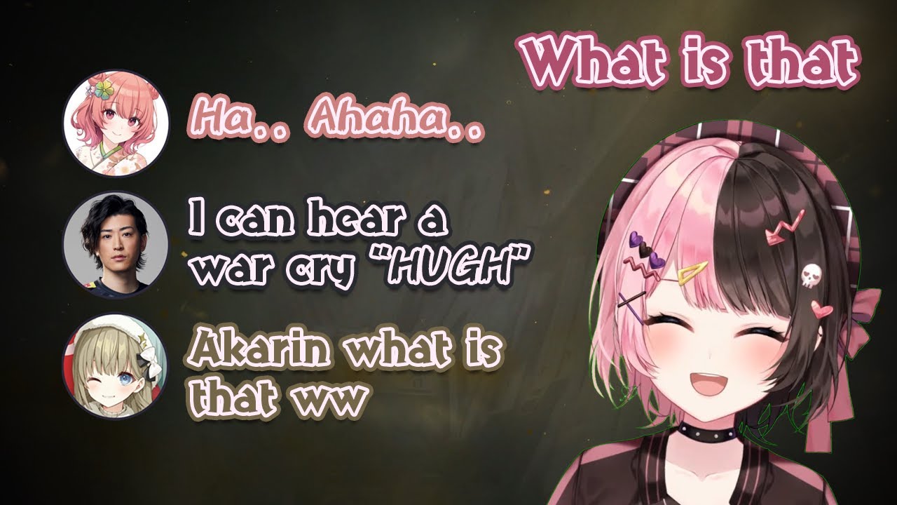 Akarin let out a weird laugh when ClutchFi imitating SurugaMonkey【Tachibana Hinano/Eng Sub】