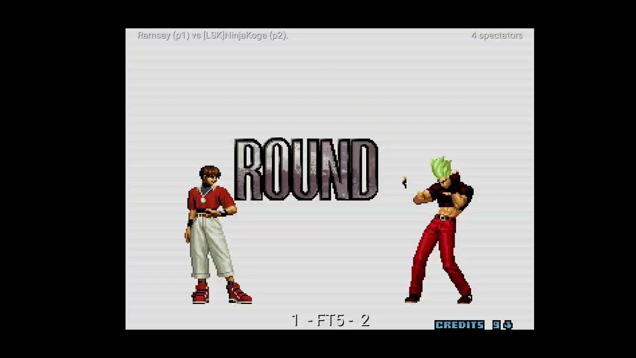 LSK NinjaKoga vs Ramsay Android ggpo Kof 2002 plus