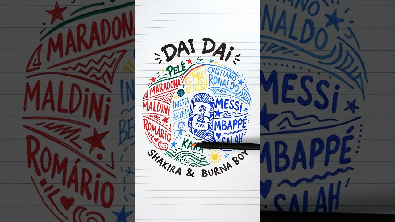 Watch ⚽️🏆 Dai Dai Football Legends – Shakira & Burna Boy (Lyrics) on YouTube Watch ⚽️🏆 Dai Dai Football Legends – Shakira & Burna Boy (Lyrics) on YouTube