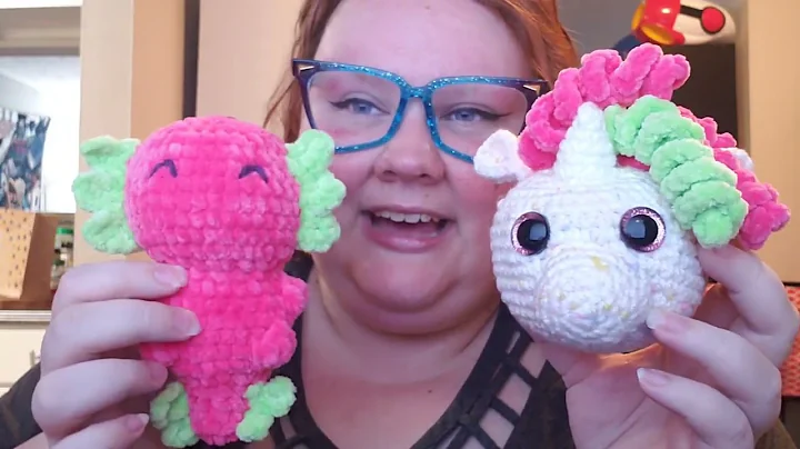 Fall in Love with Axolotls! Watch this Crochet Vlog