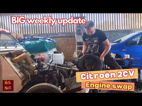 2CV engine swap, Charade reassembly - weekly update! - YouTube