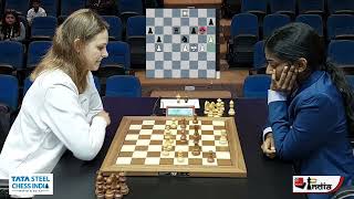 Vaishali makes an Illegal move against Anna Muzychuk | Tata Steel Chess India 2022 Women Rapid