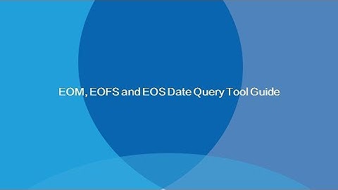 Huawei Tool Usage Guide: EOM, EOFS and EOS Date Query Tool
