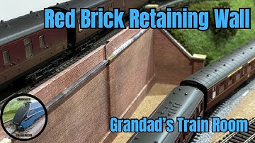 My Big Model Railway Build - #9. The Final Retaining Wall.