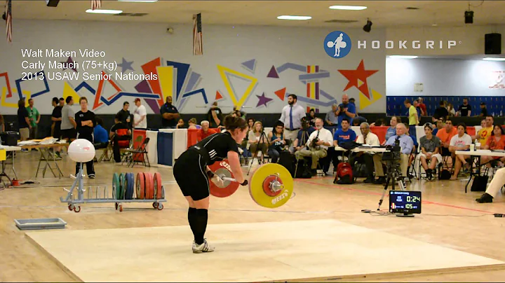 Carly Mauch (75+kg) 2013 Senior Nationals Attempts