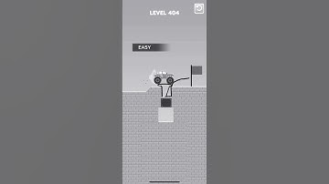 draw bridge puzzle game play level 404🚘 #gaming #drawing #Shorts