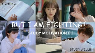 EXAM STUDY MOTIVATION KDRAMA+ C-DRAMA 📚📚||Ft.But I Am Fighting ||#cdrama #kdrama ||💜💜