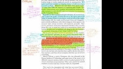 Annotating documents effectively