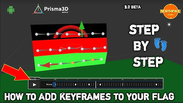 HOW TO ADD KEYFRAMES TO YOUR FLAG USING PRISMA 3D 3.0 BETA VERSION