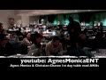 Agnes Monica & Christian Chavez 1st day table read or rehearsal for the AMAs 2010