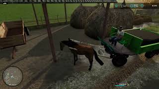 Farming simulator 22/ Bucovina/ Mi-am cumparat cal si caruta/ Viata la tara/ Ep. 5