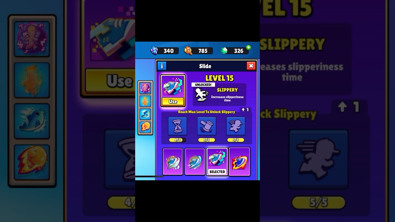 MAX ABILITY SLIDE LEVEL 15 🤩 