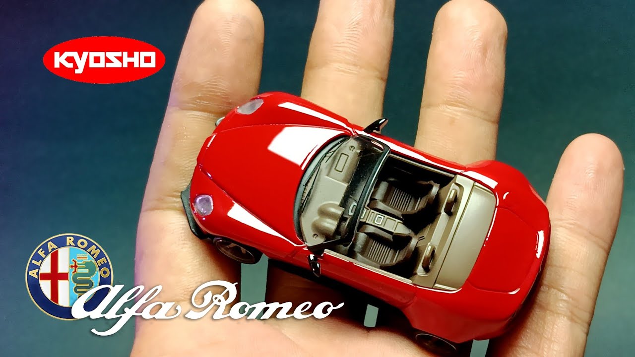 ALFA ROMEO 8C SPIDER SIMPLE SLICK WIDEBODY CUSTOM KYOSHO 1/64