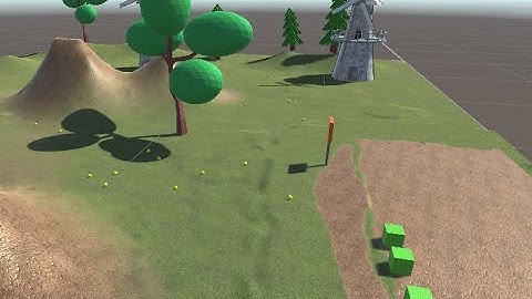 The Colony Of Bots And Mills #unity #3d