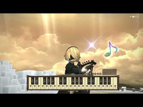 【FF14】Kainé - Final Fantasy Main Theme Version カイネ 楽器演奏 bard perform solo