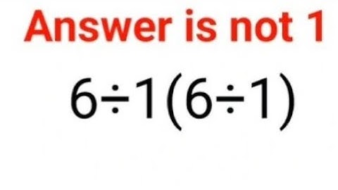 6÷1(6÷1) The answer is not 1. Many got it wrong!  Ukraine Math Test #math #percentages #ukraine