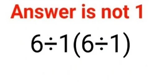 6÷1(6÷1) The answer is not 1. Many got it wrong!  Ukraine Math Test #math #percentages #ukraine