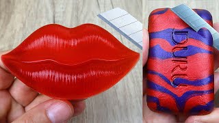 Relaxing Soap Carving ASMR. Satisfying Soap and lipstick cutting. Corte de jabón - 491 screenshot 2