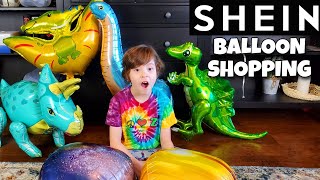 SHEIN Balloon Haul *Dinosaur Balloons Edition* AIR FILL DIY