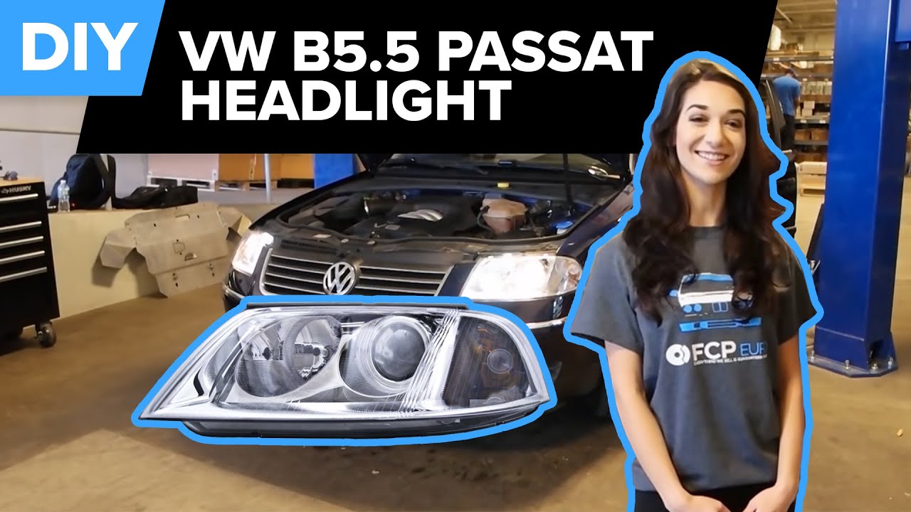 KKmoon Headlight Headlamp Clear Lens Cover Caps Replacement For Volkswagen VW Passat B5.5 2000-2005 