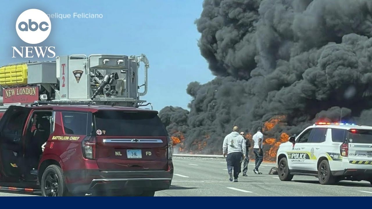 Fatal fuel tanker crash sparks massive blaze on major Connecticut bridge l WNT