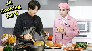 Jk Cook spicy 🌶️ food for Tae 🥵 #cutelife