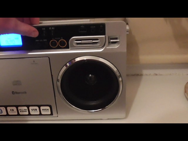 LENCO SCD 580 - 80\'s Retro Boombox [Tchibo Radio] Review - YouTube