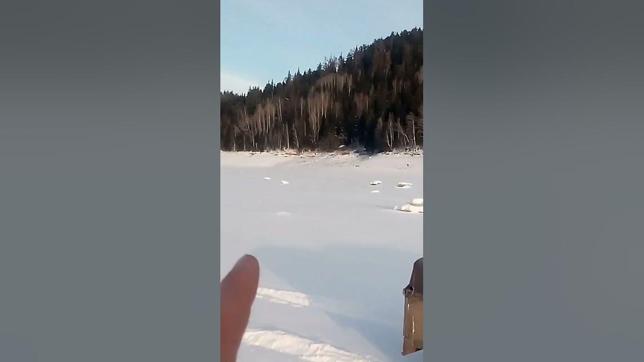 Залив Бирюса зимой