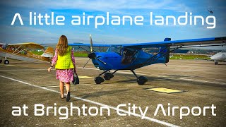 Brighton City / Shoreham Airport in a EuroFOX 912iS Rotax powered Microlight Aircraft