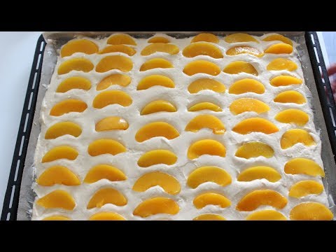 Video: Mandel-Pfirsich-Kuchen