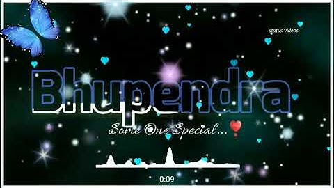 Bhupendra name best status