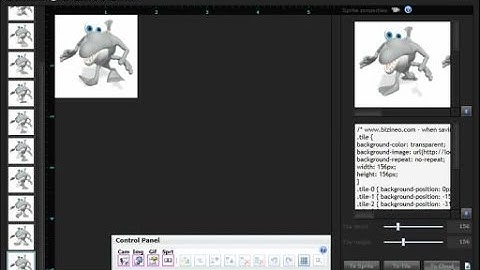 How to convert a gif to sprite and css online