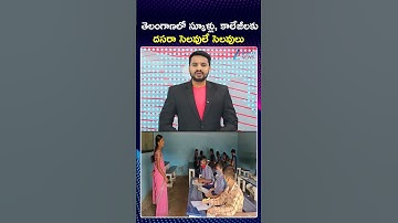 Telangana Govt Announces Dasara holidays: 13 days for schools, 8 days for junior colleges | ZEE News