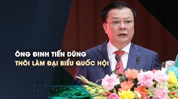 Ông Đinh Tiến Dũng thôi làm đại biểu Quốc hội