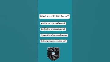 What is a cpu full form? comment plz guys #basicquiz #computerknowledge #computerquiz