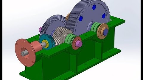 Mô phỏng bộ truyền bánh răng côn ( DESIGN IN SOLIDWORKS )