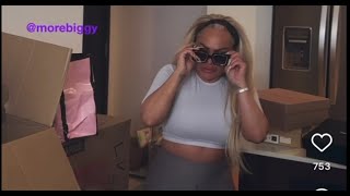 Darcey unpacking her Miami apartment video meme