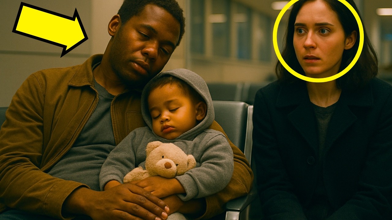 PADRE SOLTERO SE DURMIÓ EN LA TERMINAL JUNTO A UNA DESCONOCIDA… PERO ERA SU EX SIGUIÉNDOLO